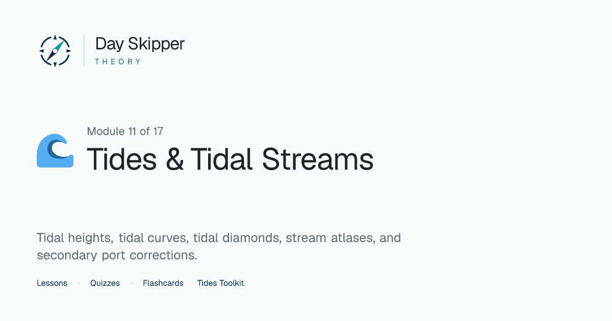 Tides & Tidal Streams — RYA Day Skipper Module 11